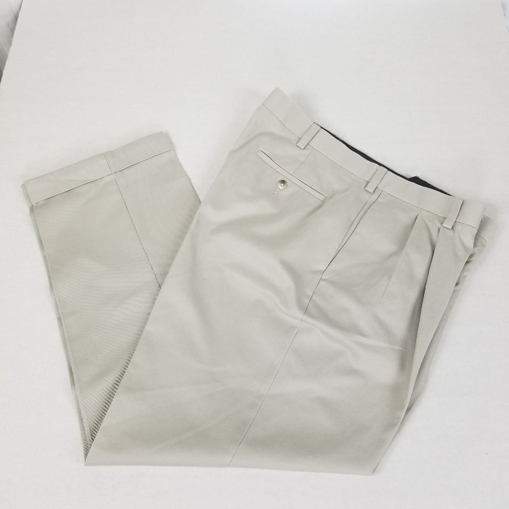 Savane Select Edition Light Khaki Cotton Dress Pants Size 38/30